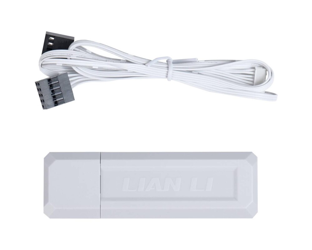 Вентилатор и 3бр Lian Li UNI FAN CL Wireless ARGB PWM - 120 mm Бели + Контролер 10
