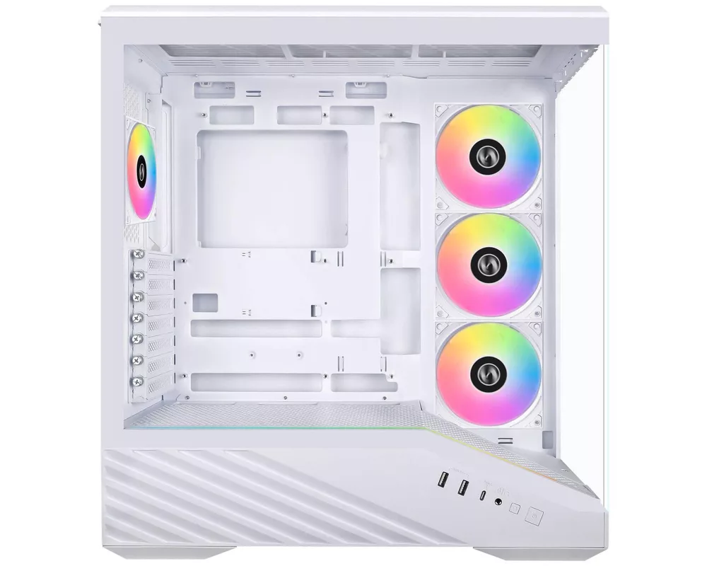 Кутия Lian Li Vector V100R ARGB Mid-Tower, Tempered Glass - White 4