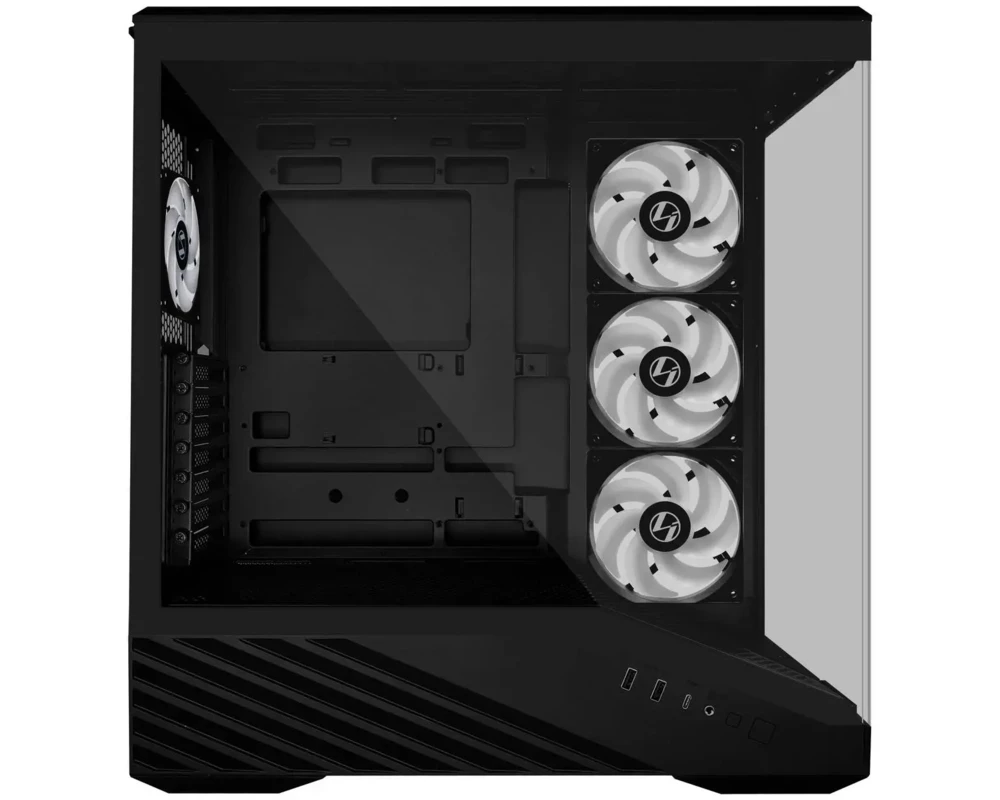 Кутия Lian Li Vector V100 ARGB Mid-Tower, Tempered Glass - Black 5