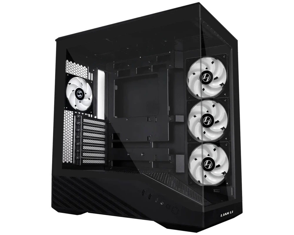 Кутия Lian Li Vector V100 ARGB Mid-Tower, Tempered Glass - Black 2