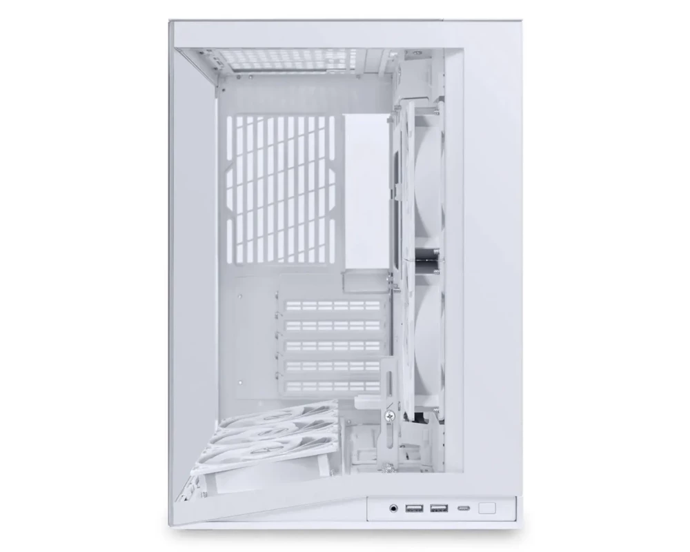 Кутия Lian Li O11 Dynamic Mini V2 Flow + 5 Вентилатора, Mini-Tower - White 3