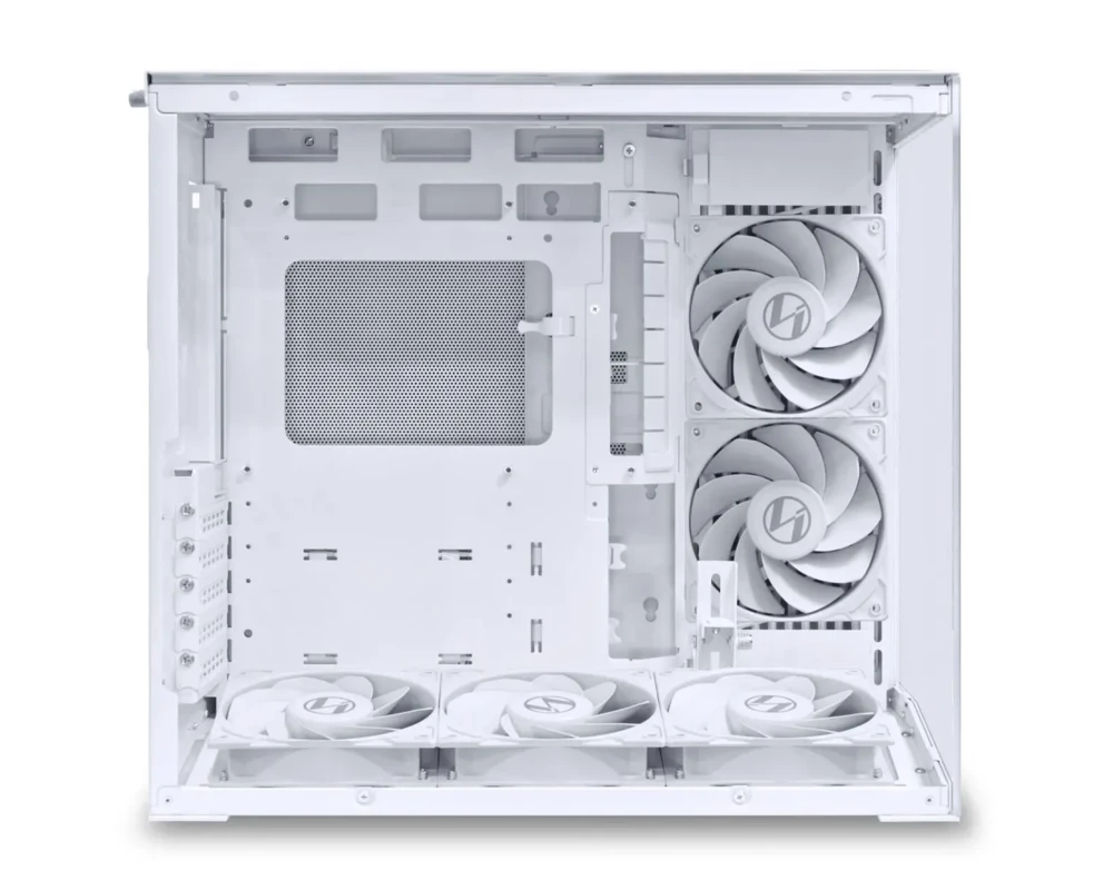 Кутия Lian Li O11 Dynamic Mini V2 Flow + 5 Вентилатора, Mini-Tower - White 4