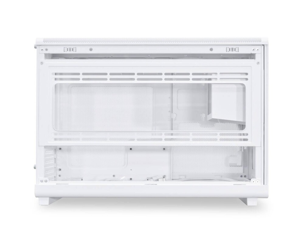 Кутия Lian Li DAN A3-mATX Wood Edition White, Tempered Glass, Micro Tower 4