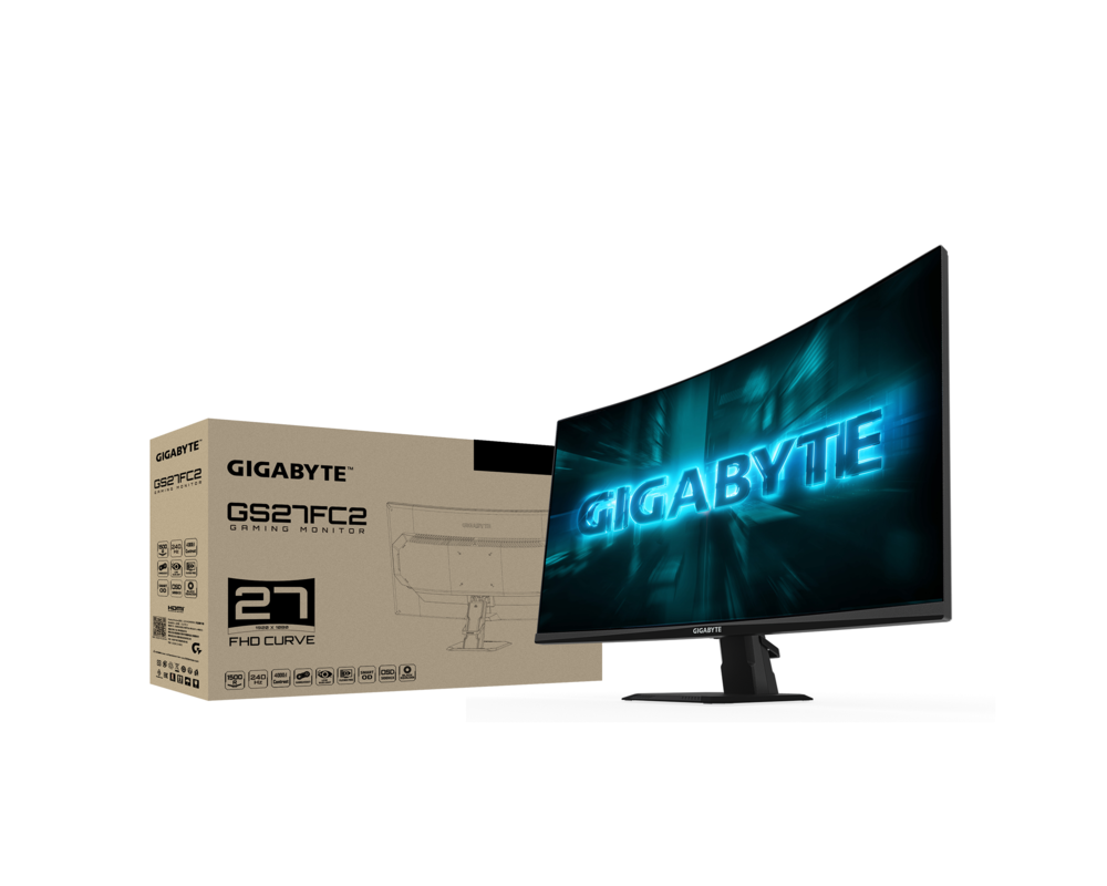 Монитор Gigabyte GS27FC2 - 27" VA 1500R FHD(1920x1080), 240Hz, 1ms 7