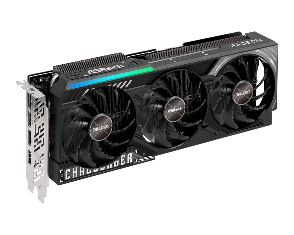 Видеокарта ASROCK AMD Radeon RX 9070 XT Challenger 16GB GDDR6 256-bit 8