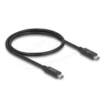 <span>Кабел</span> Delock Кабел E-Marker USB-C, 80 Gbps, 16K 60 Hz, PD 3.1 240 W, 0.5 m, черен <span class='catalog-num-in-name'>DELOCK-81210</span> - 