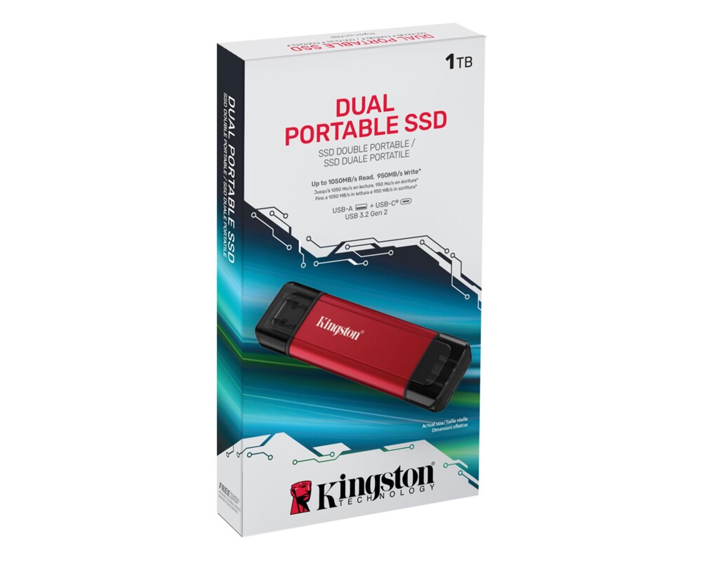 SSD KINGSTON 1TB Dual USB-A 4