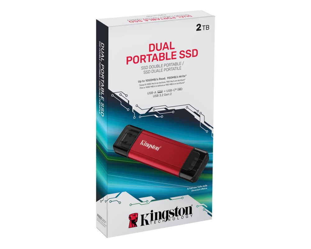 SSD KINGSTON 2TB Dual USB-A 4