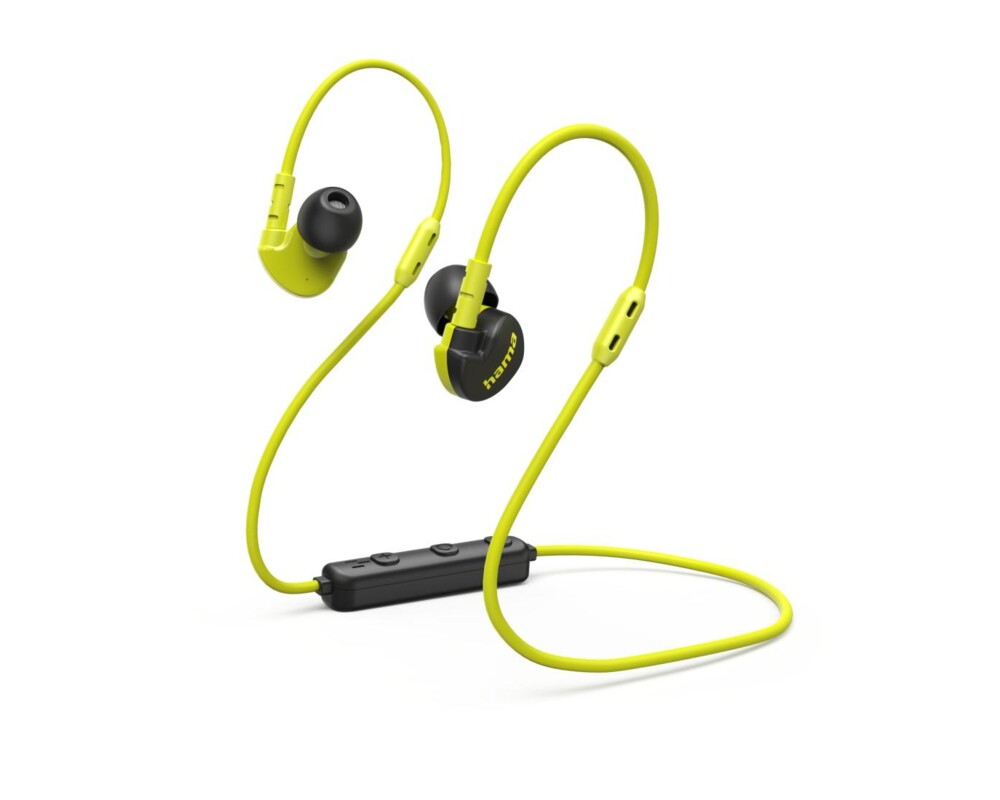 Слушалки HAMA Блутут слушалки, спортни, "Freedom Athletics III", с микрофон, жълто и черно 2