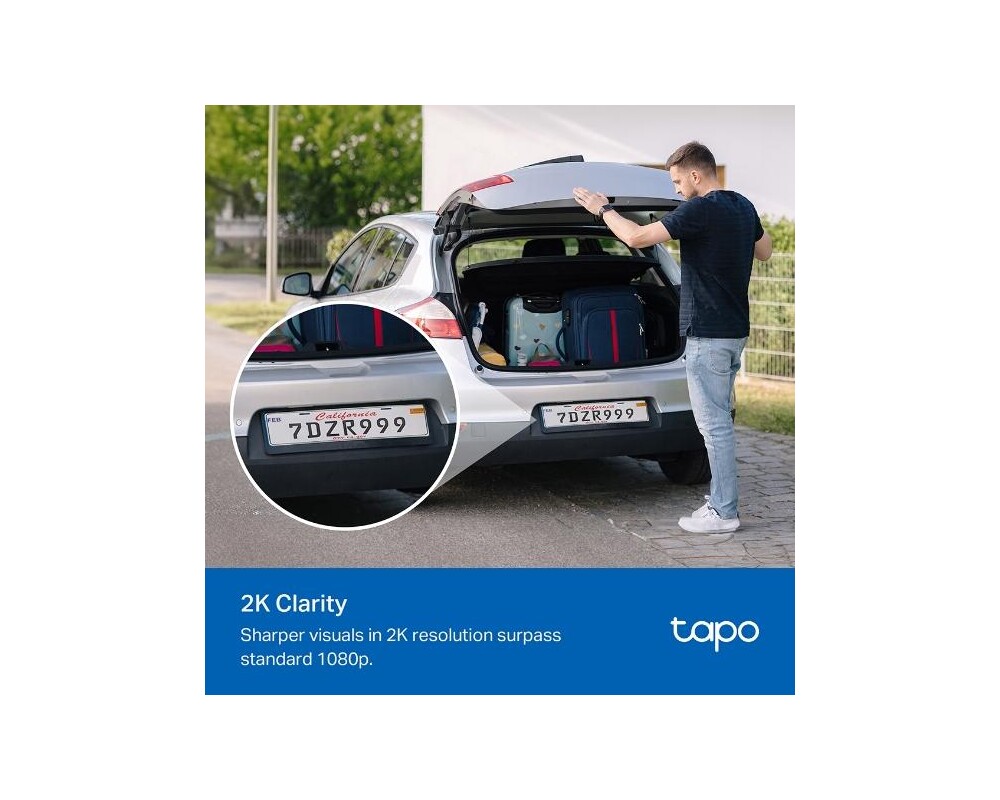 Цифрова IP камера TP LINK C410-kit включва:  IP Camera tapo C410 + tapo A201 соларен панел 7