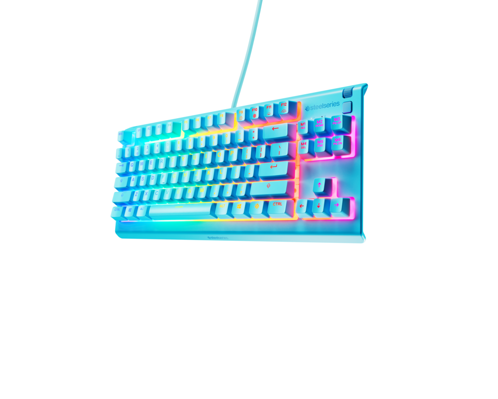 Клавиатура Геймърскa клавиатура SteelSeries Apex 3 TKL Aqua - Quiet Switct, US Layout 4