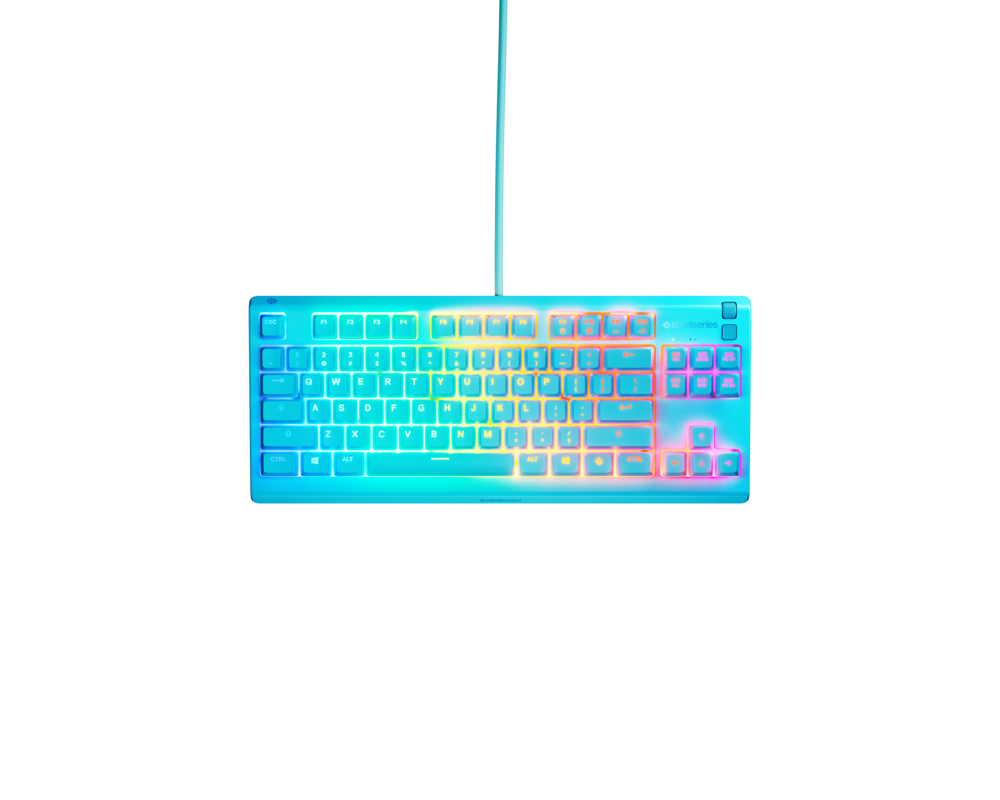 Клавиатура Геймърскa клавиатура SteelSeries Apex 3 TKL Aqua - Quiet Switct, US Layout 3