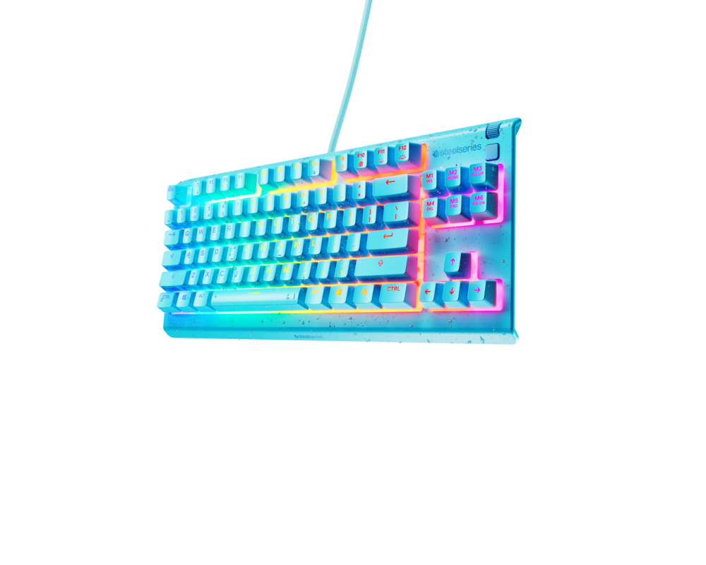 Клавиатура Геймърскa клавиатура SteelSeries Apex 3 TKL Aqua - Quiet Switct, US Layout 5