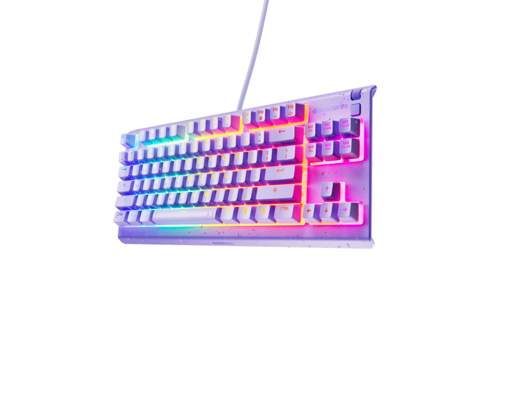 Клавиатура Геймърскa клавиатура SteelSeries Apex 3 TKL Lavander - Quiet Switct, US Layout 4