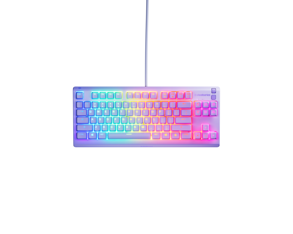 Клавиатура Геймърскa клавиатура SteelSeries Apex 3 TKL Lavander - Quiet Switct, US Layout 3