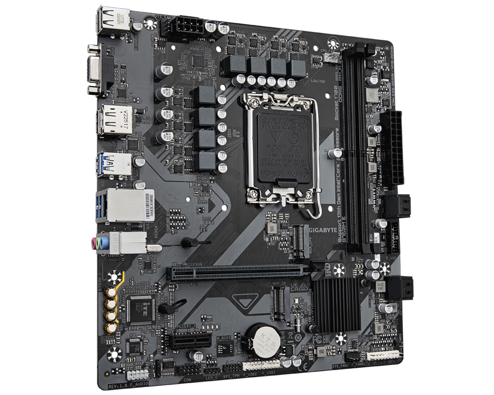 Дънна платка GIGABYTE B760M E DDR5, socket 1700 2