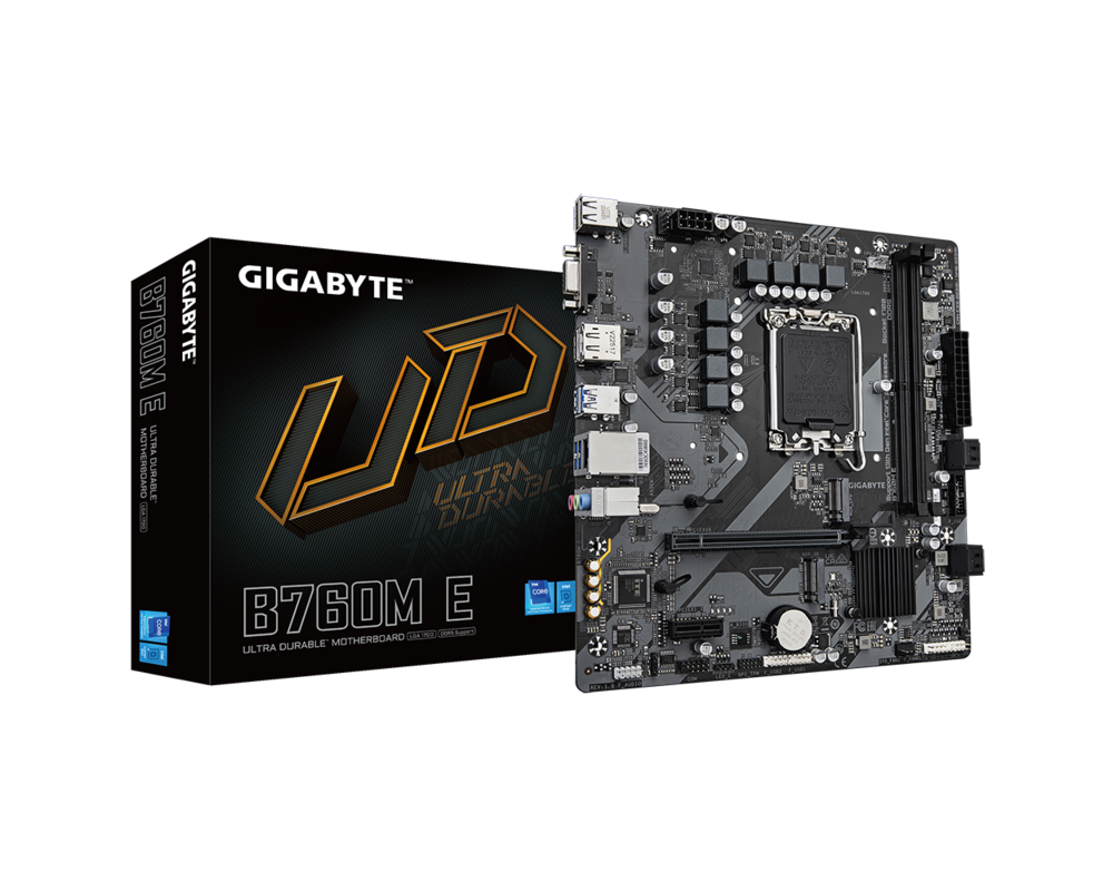 Дънна платка GIGABYTE B760M E DDR5, socket 1700 4