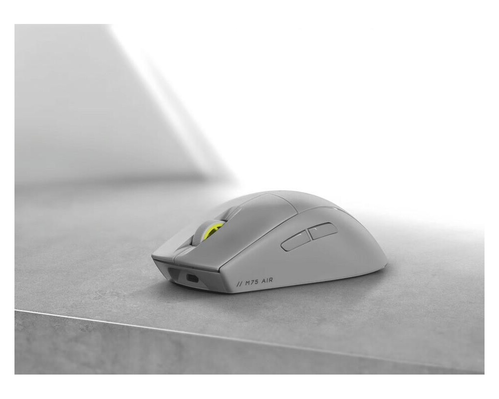 Мишка CORSAIR M75 AIR WIRELESS Ultra-Lightweight Gaming Mouse - Light Gray 2