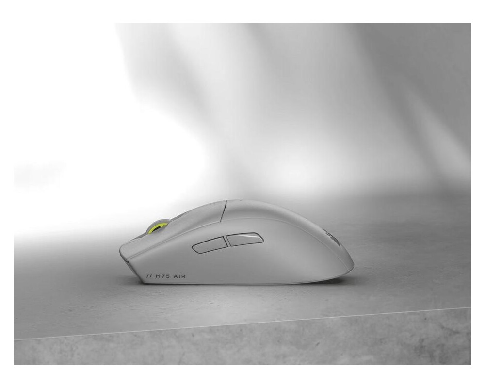 Мишка CORSAIR M75 AIR WIRELESS Ultra-Lightweight Gaming Mouse - Light Gray 5
