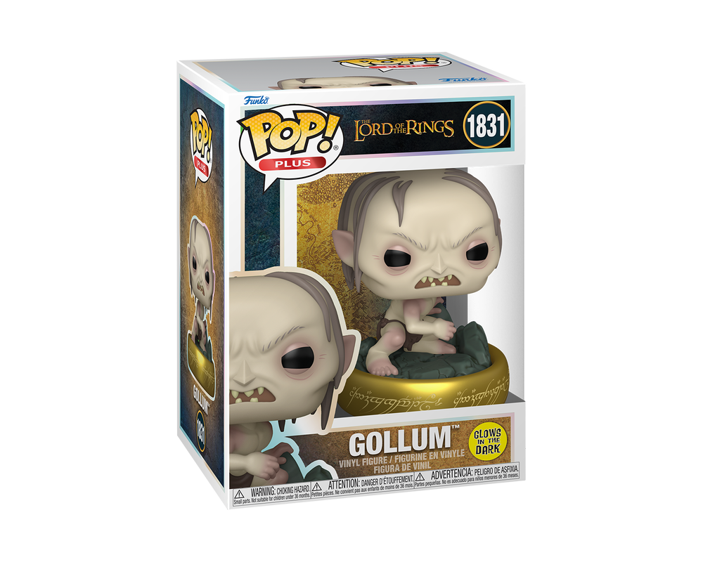Фигурка Funko Pop! Plus: The Lord of the Rings - Gollum (Glows in The Dark) #1831 Vinyl Figure 2