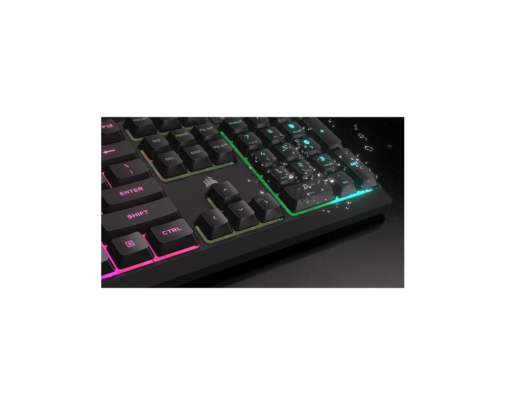 Клавиатура CORSAIR Геймърски бъндъл 4 в 1 - K55 CORE / HARPOON RGB PRO / HS35 Surround v2 / MM100 11