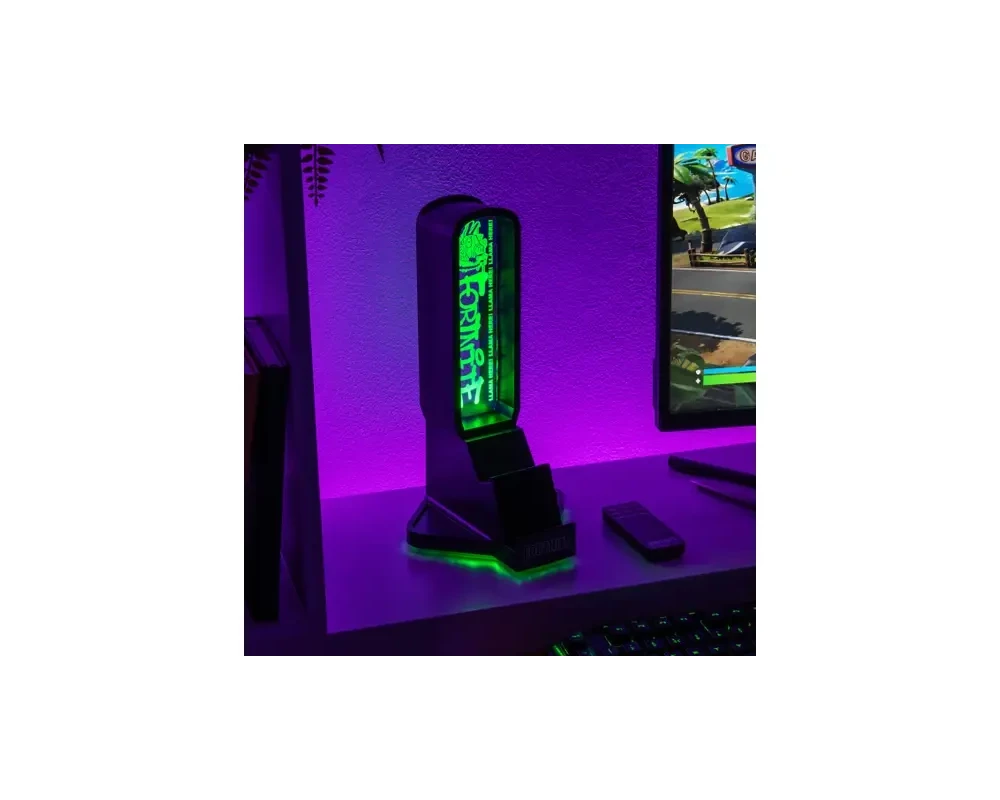 Аксесоар Paladone: Fortnite - Desk Headphone Stand With Light 6