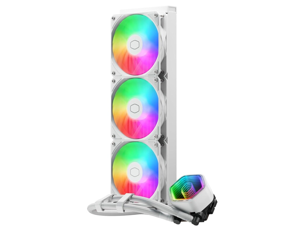 Охладител за процесор Cooler Master Master Liquid 360 Core II White ARGB 2