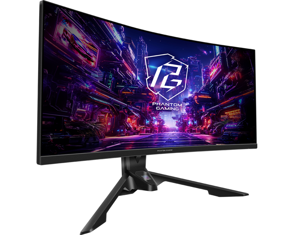 Монитор ASRock PG34QRT2B - 34" WQHD (3440x1440) 1500R VA, 180Hz, 1ms 2