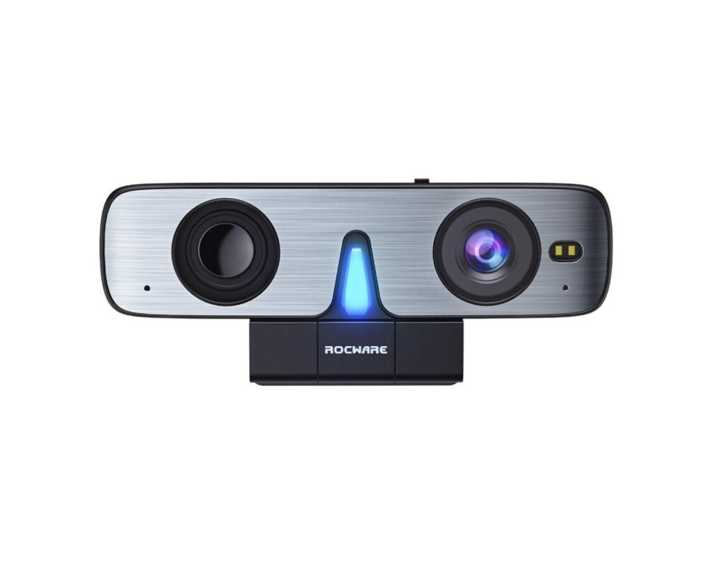 Уеб камера ROCWARE RC08P Уеб камера 2K,90 градуса,4x зуум, USB 2.0,USB-C 3