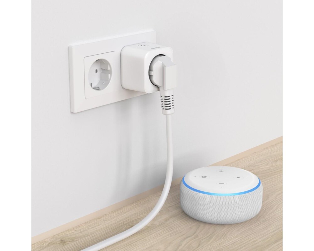 Умен контакт HAMA Смарт мини контакт, Wi-Fi, Гласов контрол, 3680 W 8