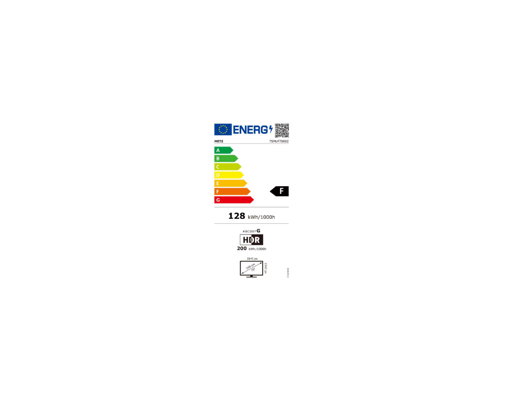 Телевизор METZ Телевизор 75" UHD LED SMART TV, 4K, Google TV, Frameless 7