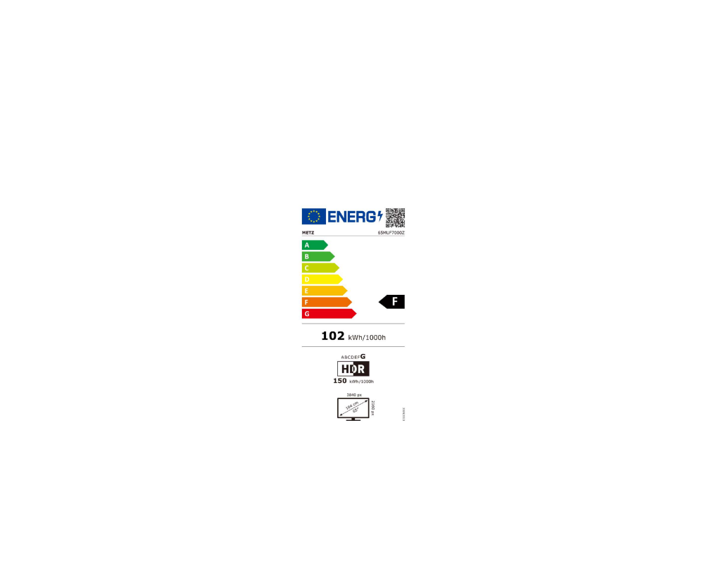 Телевизор METZ Телевизор 65" UHD LED SMART TV, 4K, Google TV, Frameless 6