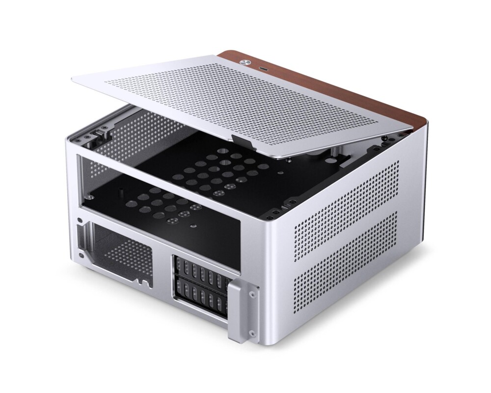 Кутия Jonsbo NV10 Mini ITX - Silver 3