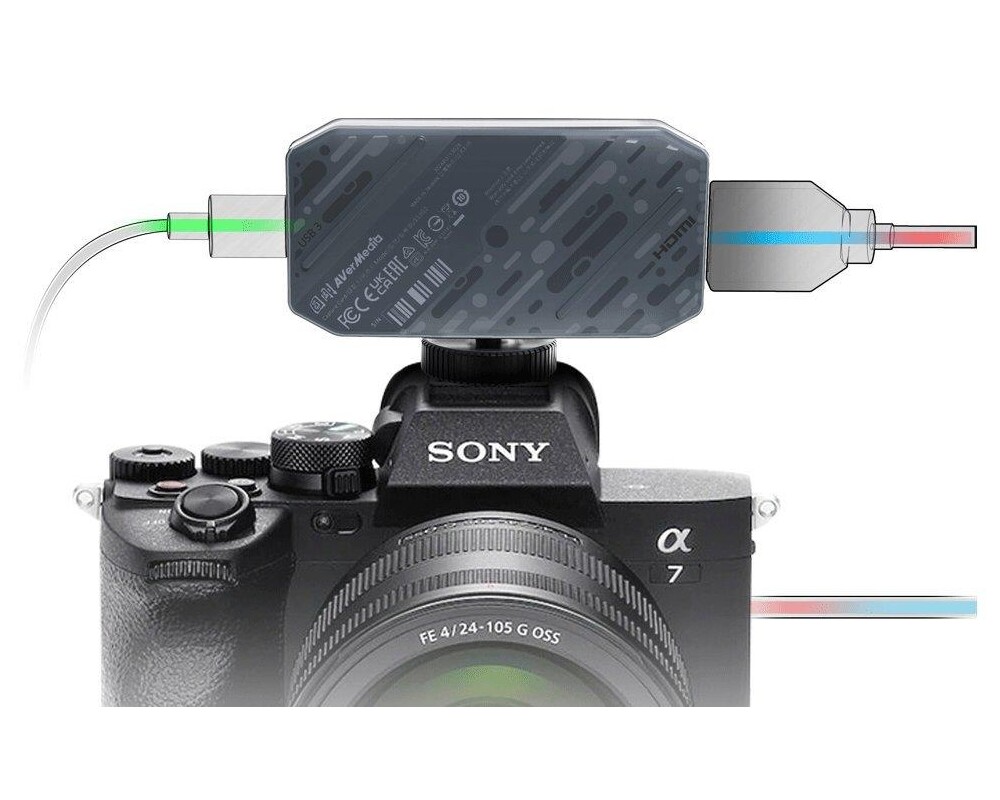 TV тунер/видео устройство AVerMedia Външен кепчър Live Streamer CAP 4K (BU113) HDMI 2.0 Capture 4Kp30, USB 3.1 Gen 1 USB-C 3