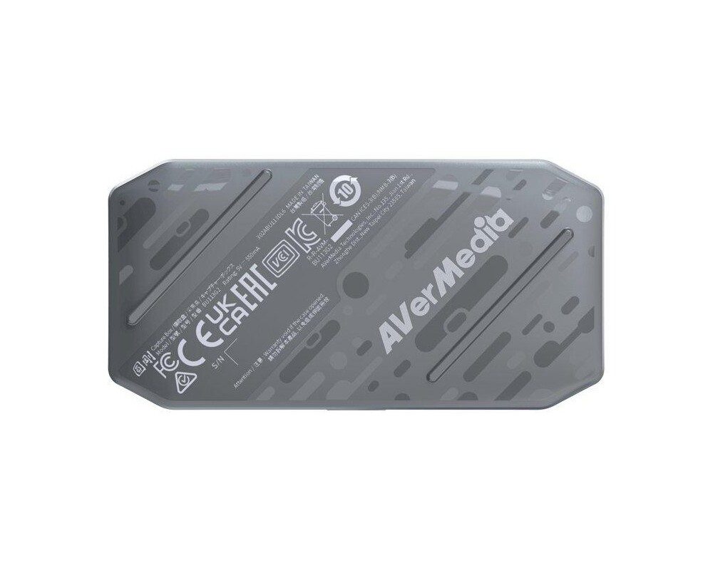 TV тунер/видео устройство AVerMedia Външен кепчър Live Streamer CAP 4K (BU113) HDMI 2.0 Capture 4Kp30, USB 3.1 Gen 1 USB-C 2