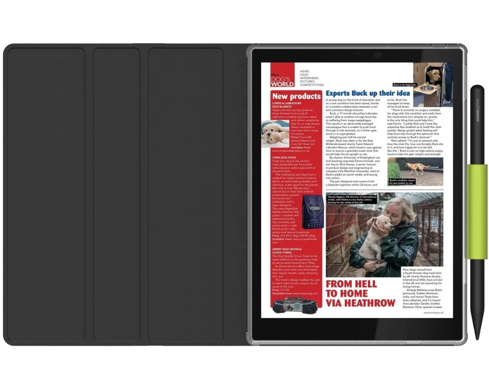 Електронна книга Таблет и Hanspreee Lumo Paper 7.8", 64 GB, в комплект с калъф Smart Folio 4