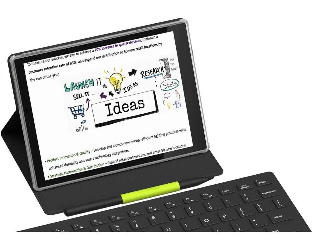 Електронна книга Таблет и Hanspreee Lumo Paper 7.8", 64 GB, в комплект с калъф Smart Folio 7