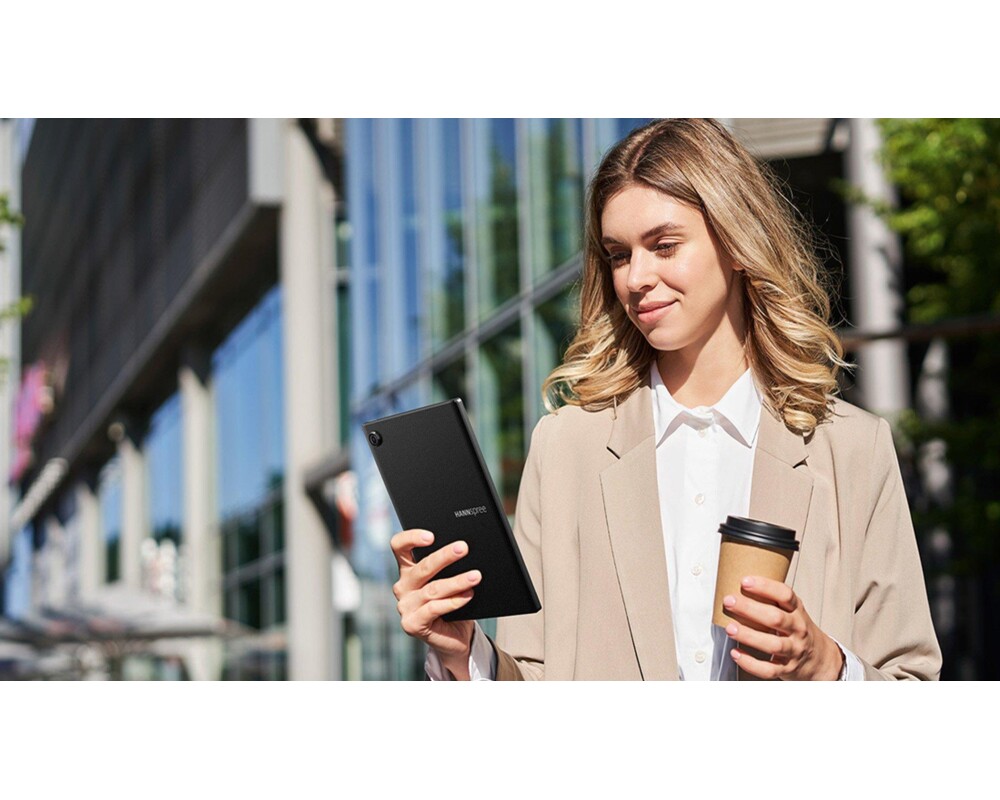 Електронна книга Таблет и Hanspreee Lumo Paper 7.8", 64 GB, в комплект с калъф Smart Folio 11