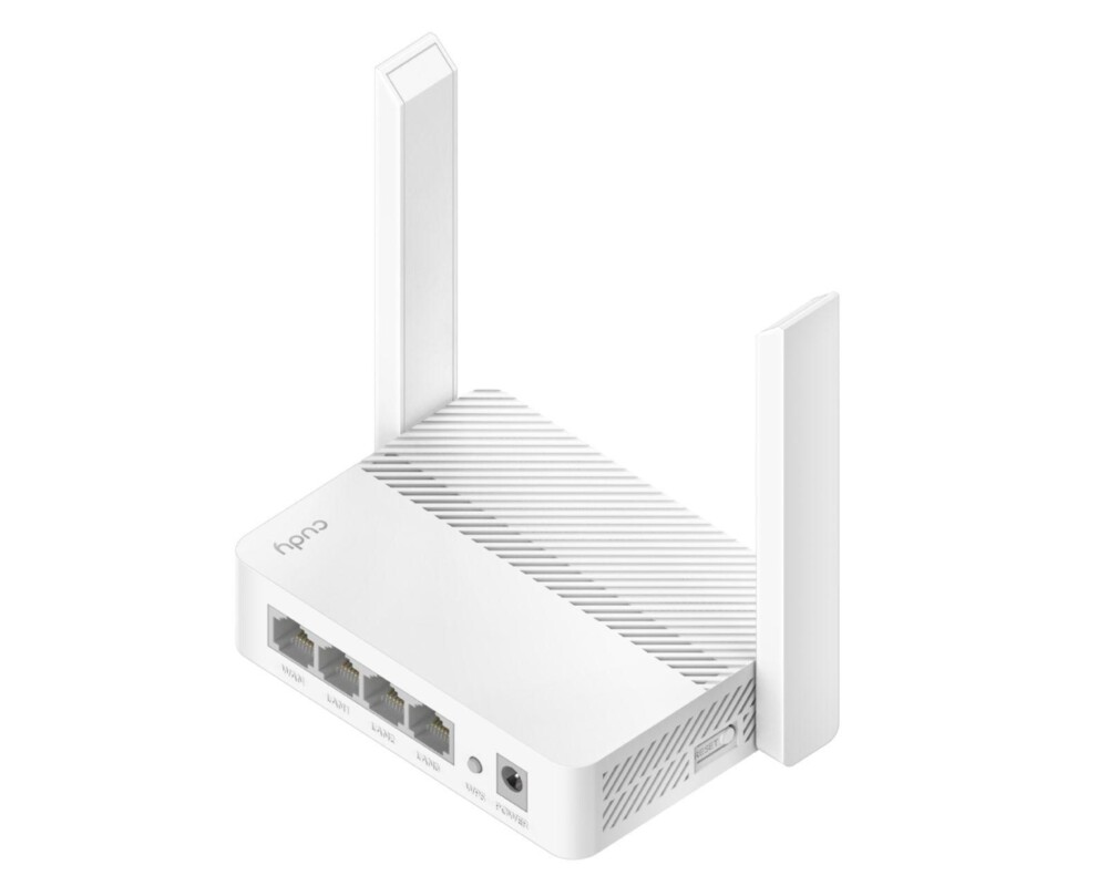 Рутер Cudy WR300 N300 802.11b/g/n,300Mbps/ 2.4GHz, 4 x 10/100Mbp, 2 x 5dBi fixed антени 3