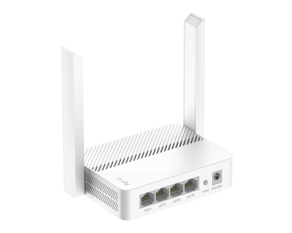 Рутер Cudy WR300 N300 802.11b/g/n,300Mbps/ 2.4GHz, 4 x 10/100Mbp, 2 x 5dBi fixed антени 4