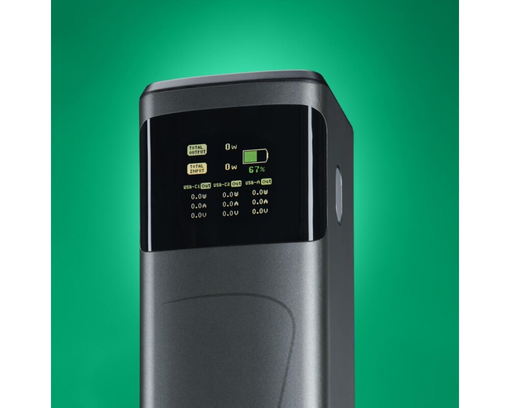 Външна батерия HAMA Външна батерия „High Power“, 200 W, 24000 mAh, 2x USB-C, USB-A, бързо зареждане 20