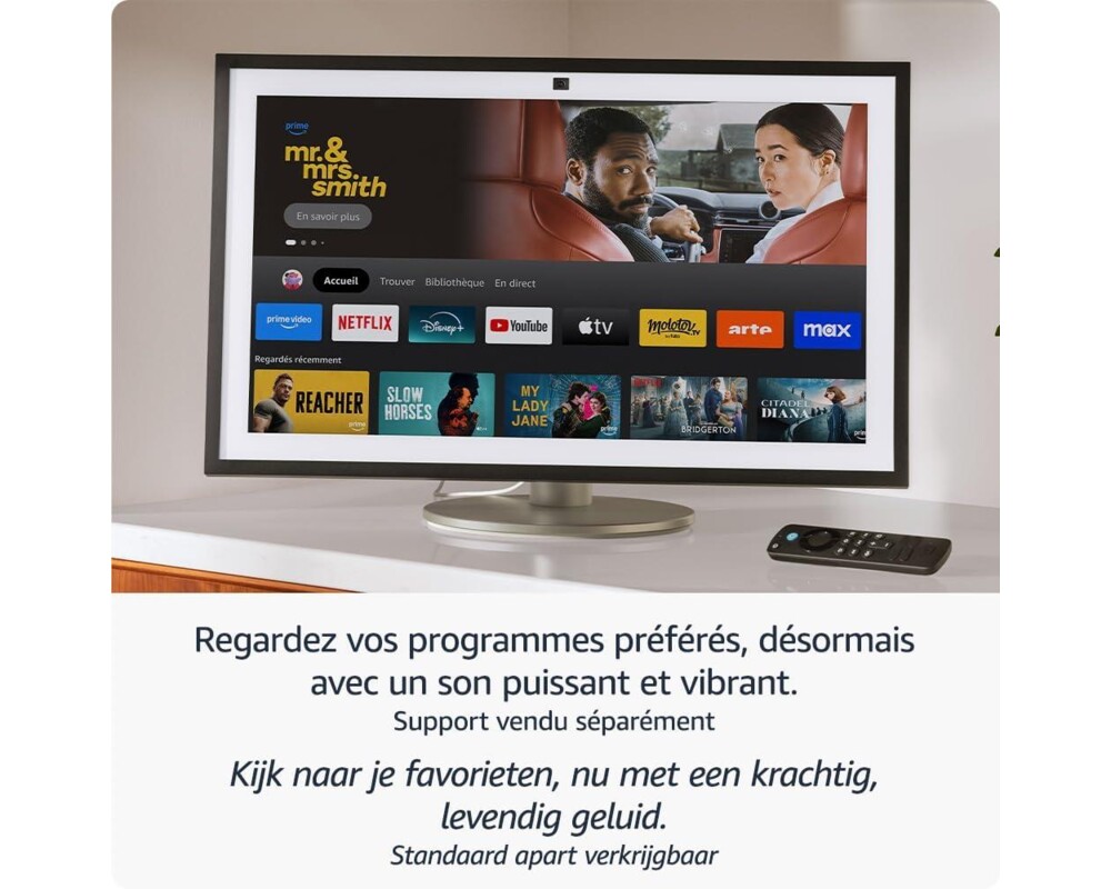 Тонколони Amazon Echo Show 21 Smart display 21" FHD + Fire TV , Alexa, дисплей за визуализация 5