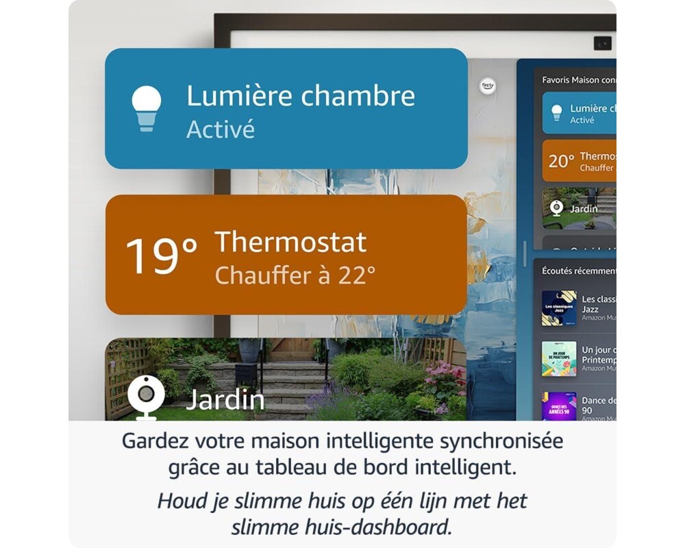 Тонколони Amazon Echo Show 21 Smart display 21" FHD + Fire TV , Alexa, дисплей за визуализация 3