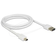  Delock EASY-USB-A 2.0 мъжко към USB Mini-B мъжко, 1m , бял 874706 DELOCK-85157 на топ цена - PIC.bg