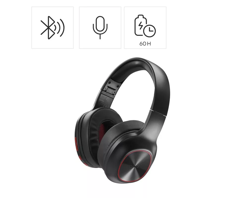 Слушалки HAMA Блутут Слушалки "Spirit Calypso III", Over-Ear, Bass Boost, Foldable, черен 11