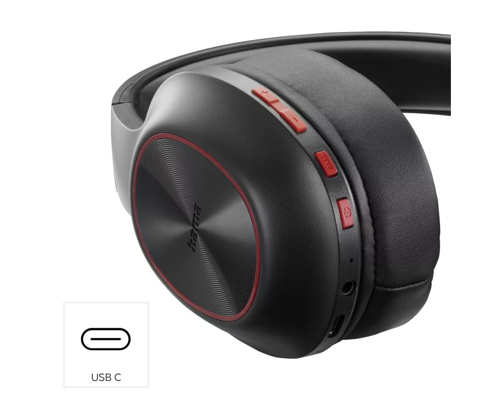 Слушалки HAMA Блутут Слушалки "Spirit Calypso III", Over-Ear, Bass Boost, Foldable, черен 14