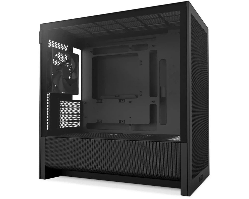 Кутия NZXT H3 Flow 2025 Micro-ATX Tower - Black 2