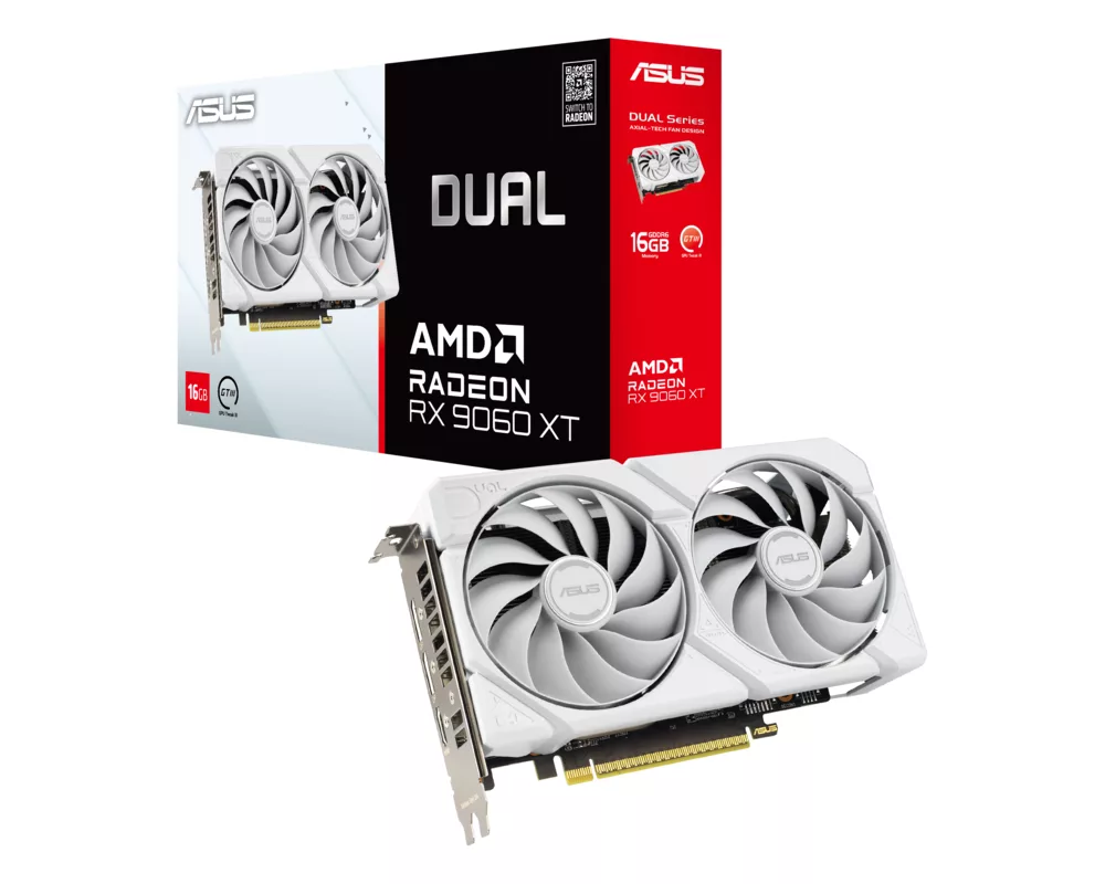Видеокарта Asus Dual Radeon RX 9060 XT 16GB GDDR6 17