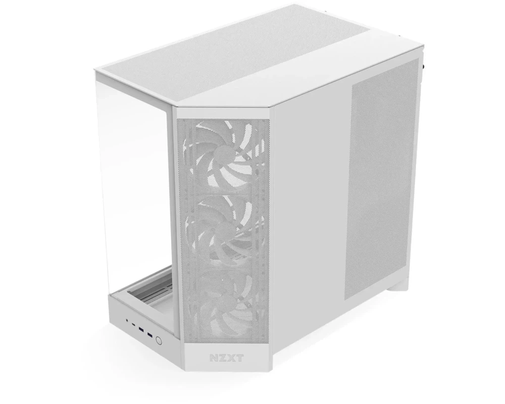 Кутия NZXT H9 Flow Dual-Chamber - White 3