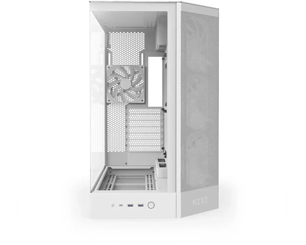 Кутия NZXT H9 Flow RGB Dual-Chamber - White 3